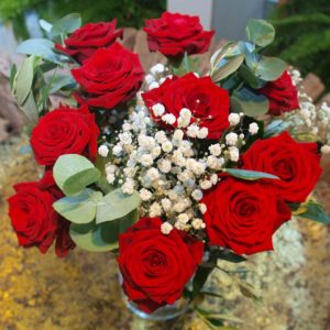 Einfach rote Rosen
